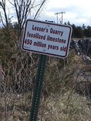 SIte - Lessor's Quarry Sign